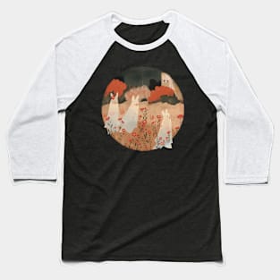 Ghost Bunny party Baseball T-Shirt